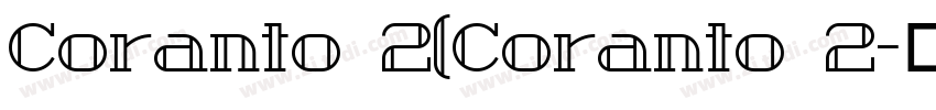 Coranto 2(Coranto 2字体转换